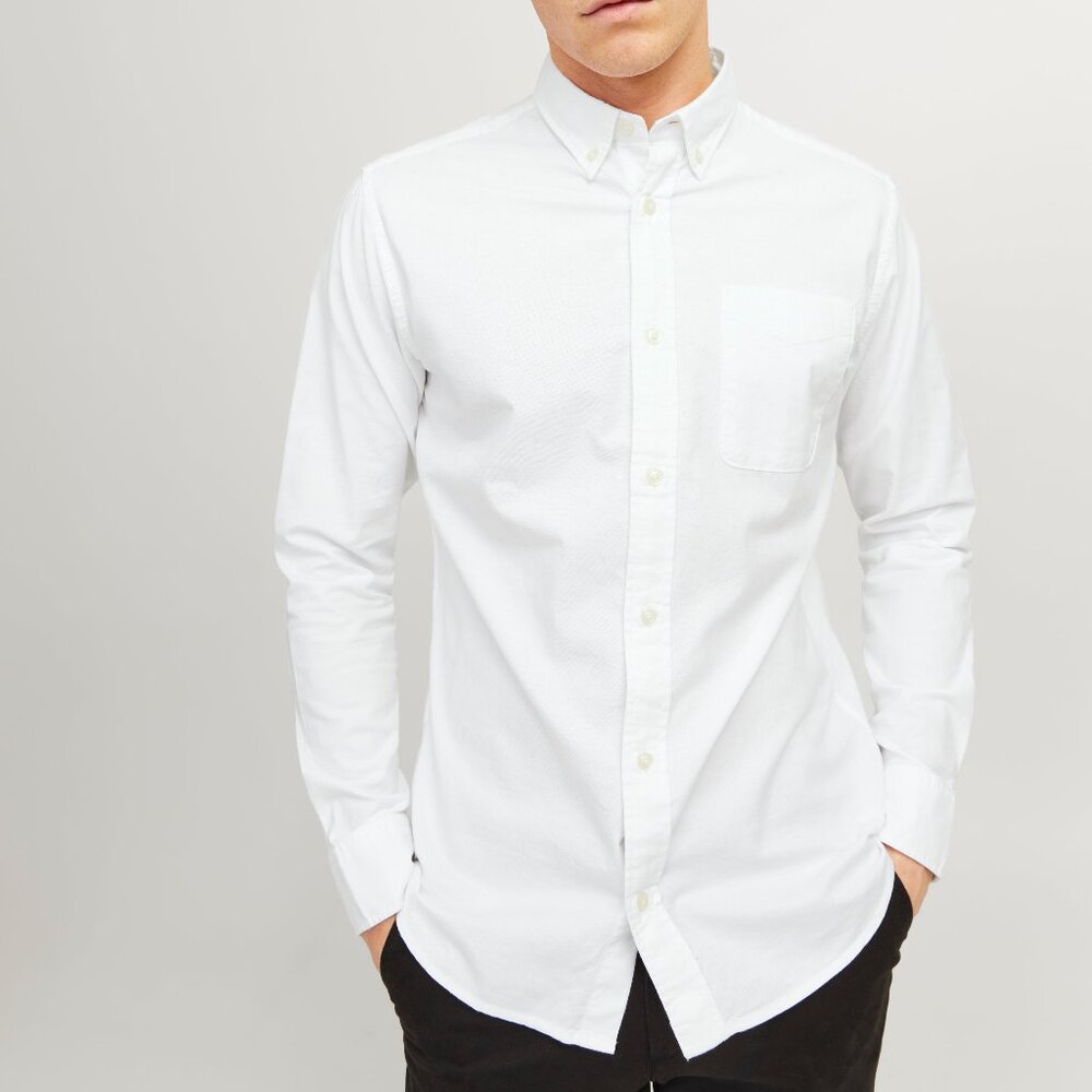 Jack & Jones Slim Fit Dress shirt -White - 12192150       Slim Fit Dress shirt